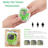 LCD Calorie Counter Step Pedometer Body Fat Sport Pedometer