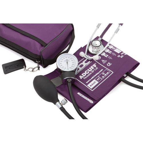 Aneroid Blood Pressure with Dual Head Stethoscope  Purple