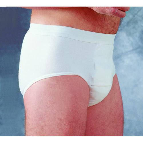 HealthDri Men's Heavy Cotton Brief Small 30  - 32