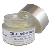 CBD Relief Rub - Blue Jay 60mg per container  1oz.