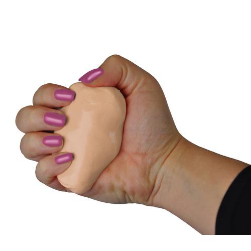 Squeeze 4 Strength 6oz Md Soft Hand Therapy Putty Dark Beige