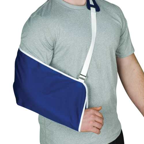 Blue Jay Universal Arm Sling with Shoulder Comfort Pad-Blue