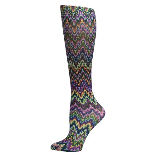 Blue Jay Fashion Socks (pr) Blue Fleur Missoni 8-15mmHg