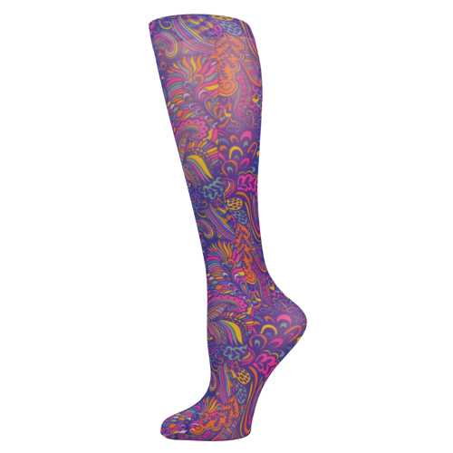 Blue Jay Fashion Socks (pr) Blue Fantasea 8-15mmHg