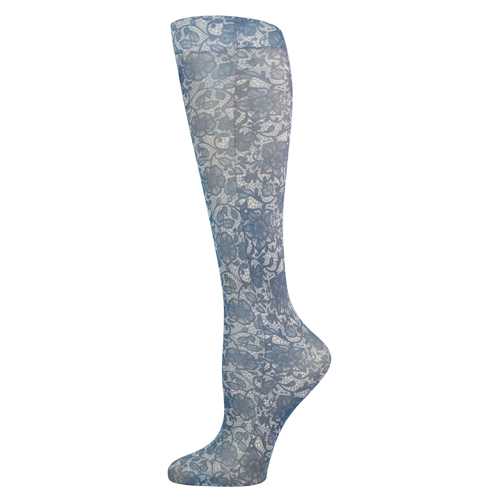 Blue Jay Fashion Socks (pr) Navy Lace 8-15mmHg