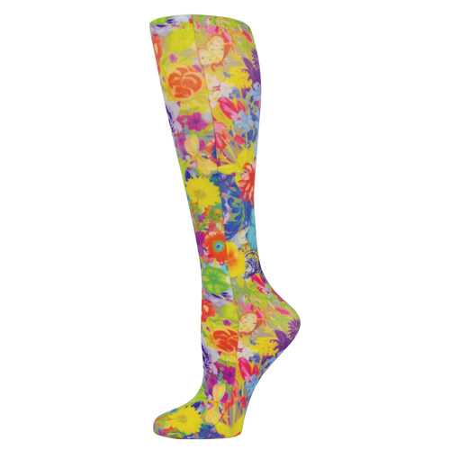 Blue Jay Fashion Socks (pr) Bouquet 15-20mmHg