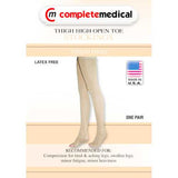 Firm Surg Weight Stkngs  Large 20-30mmHg Thigh Garter Top  CT