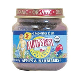Earth's Best Baby Foods Baby Apple/BluBerry (12x4OZ )