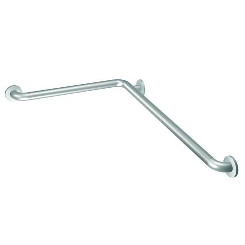 Moen L-Shaped Peened Grab Bar w/ SecureMount  24  x 48