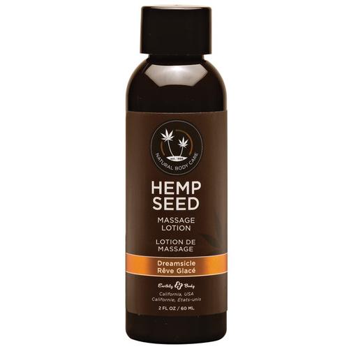 Earthly Body Hemp Seed Massage Lotion - 2 oz Dreamsicle