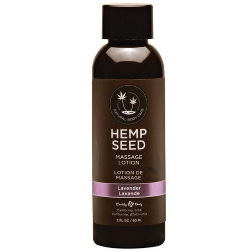 Earthly Body Hemp Seed Massage Lotion - 2 oz Lavender