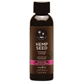 Earthly Body Hemp Seed Massage Lotion - 2 oz Skinny Dip