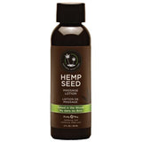 Earthly Body Hemp Seed Massage Lotion - 2 oz Naked in the Woods