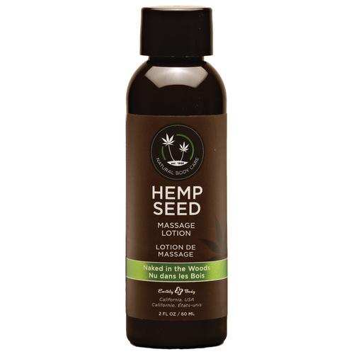 Earthly Body Hemp Seed Massage Lotion - 2 oz Naked in the Woods