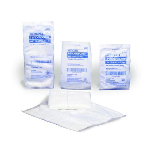 ABD Tendersorb Gauze Pads 8  x 10   Tray/18  Sterile