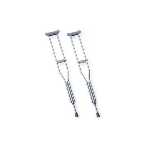 Crutches Alum Adjustable  (pr) Youth  Medline