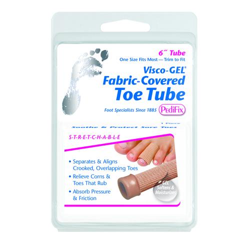 Visco-GEL Fabric-Covered Toe Tube  Small