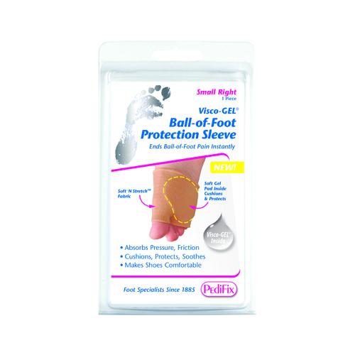 Visco-GEL Ball-of-Foot Protection Sleeve Large Right