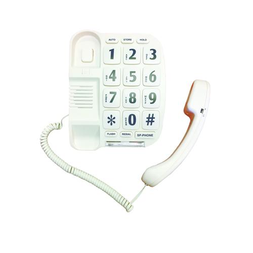 Large Button Telephone with Speaker Phone and Voice Amp