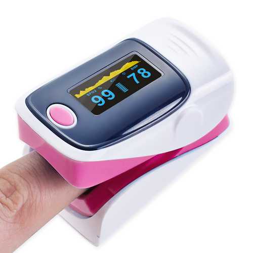 Digital Finger Oximeter Pink