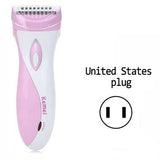 KEMEI-3018 Electric Epilator Pink US Plug