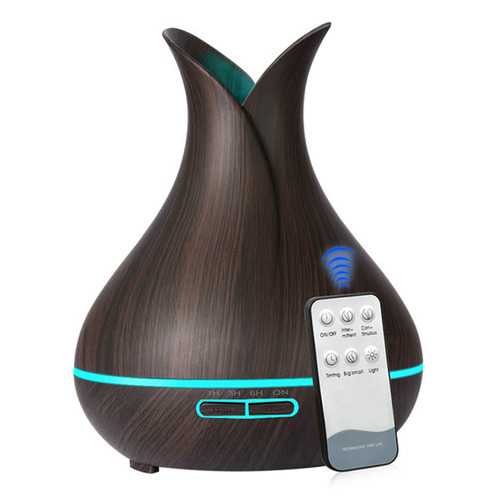 400ML Dark Wood Humidifier EU Plug