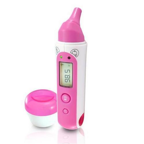Bluetooth Infrared Ear & Body Digital Thermometer with Downloadable 'Pyle Health' Application, LCD Display and Safe for All Ages