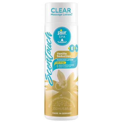 Pjur ScenTouch Clear Innovative Massage Lotion - 6.8 oz Vanilla