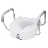 Toilet Seat  E-Z Lock w/Arms Adjustable Handle Width