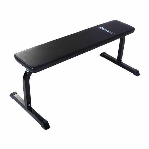 Sit Up Bench Flat Crunch Board Fitness Weight Exercise Arc-base