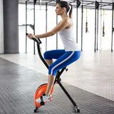 Folding X-Shape Cardio Workout Exercise Bike