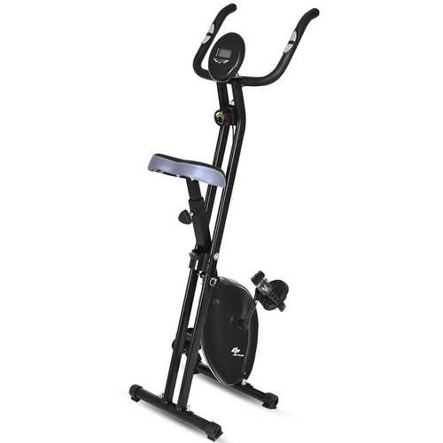 Resistance Adjustable Folding Magnetic Exercise Bike