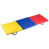 6' x 2' Tri-Fold Exercise Gymnastics Mat with Carrying Handles