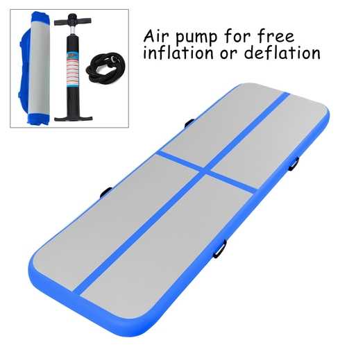 3' Inflatable Gymnastics Mat Air Track Floor Mat with Pump