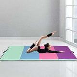 4' x 10' x 2" Portable Gymnastics Mat Folding Exercise Mat