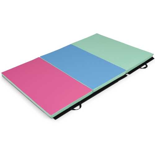 4' x 6' x 2' Portable PU Exercise Aerobics Gymnastic Mat