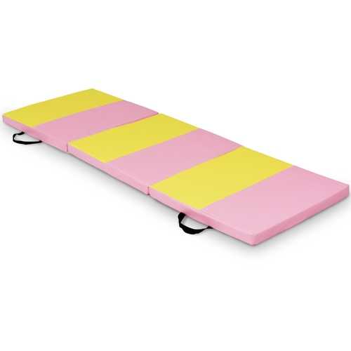 6' x 2' Folding Fitness Exercise Carry Gymnastics Mat