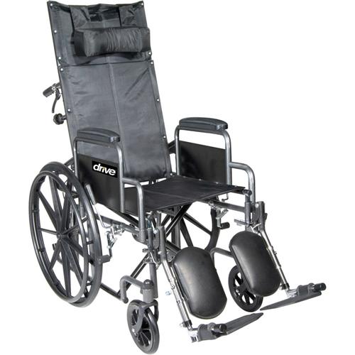 Silver Sport Full Reclining WC 20  w/DDA & ELR  Black Uph.